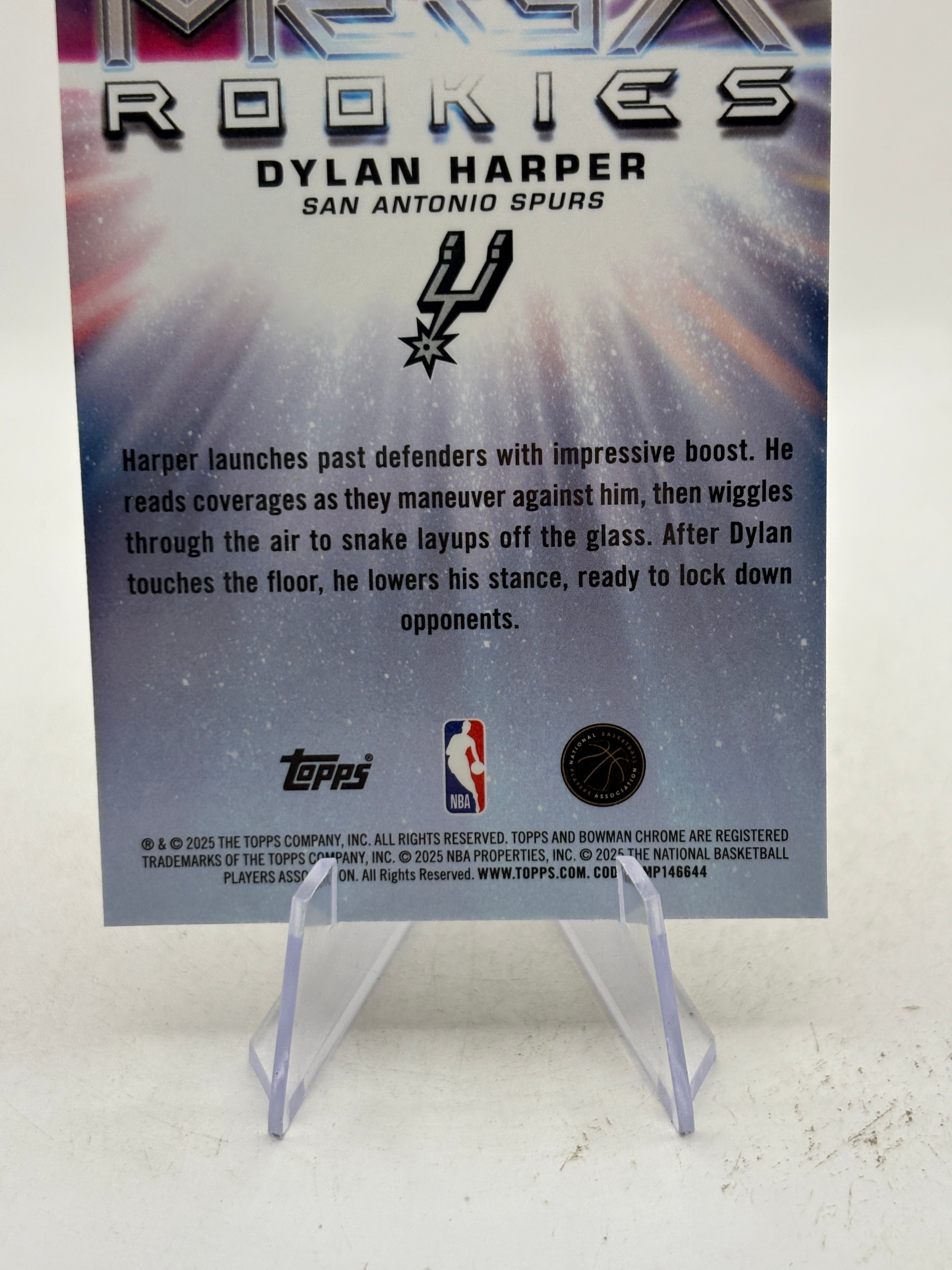 2025 Topps Bowman Chrome - Mega Rookies Dylan Harper Rookie